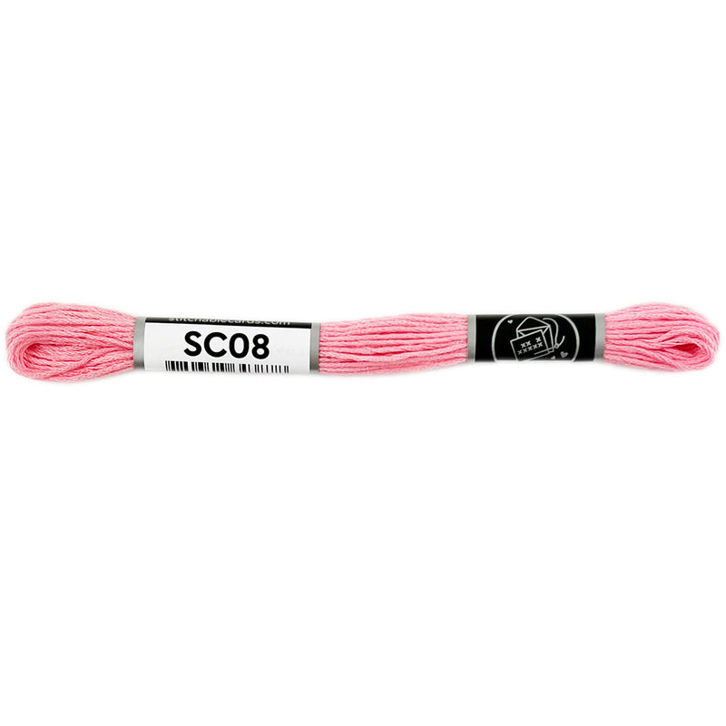 SC08 Embroidery Floss - Mid Rose Pink