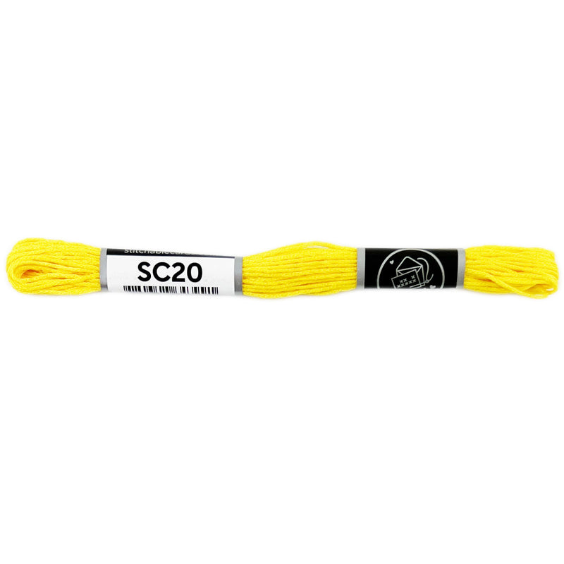 SC20 Embroidery Floss - Bright Yellow