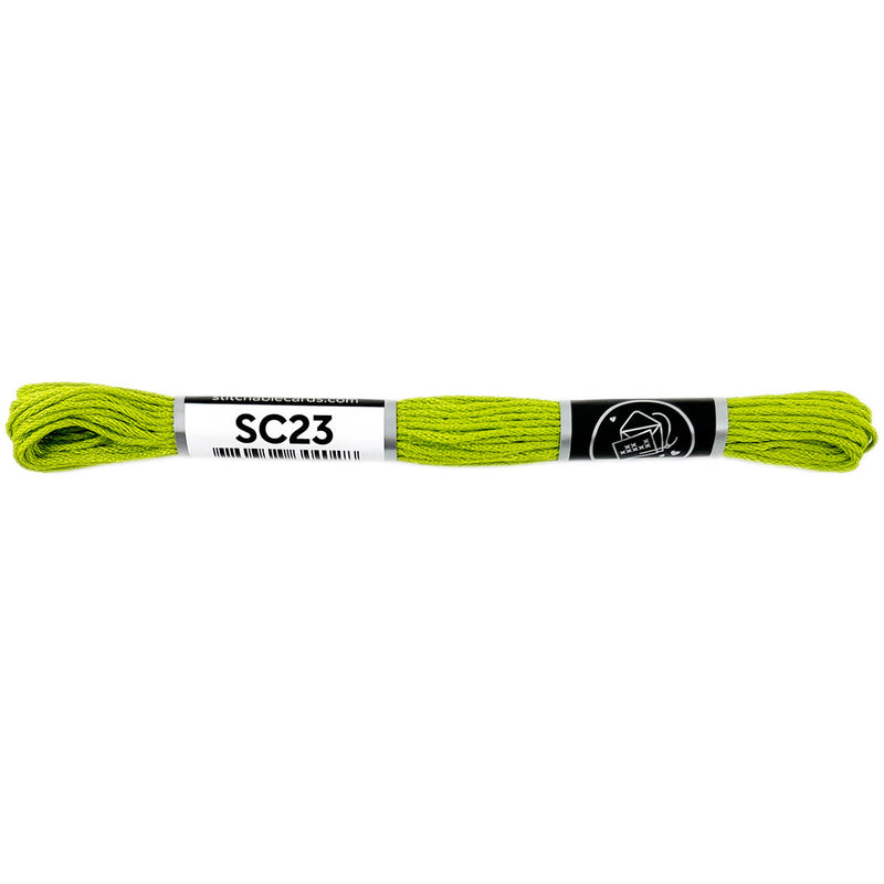 SC23 Embroidery Floss - Lime Green