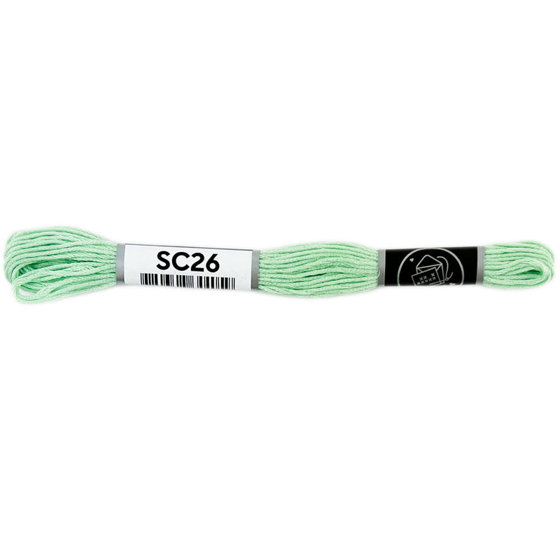 SC26 Embroidery Floss - Light Emerald Green