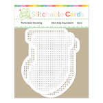Perforated Christmas Stocking Shapes