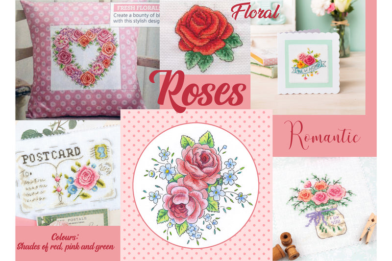 Susan Bates - Designing the “A Rose is a Rose” Patterns for StitchableCards