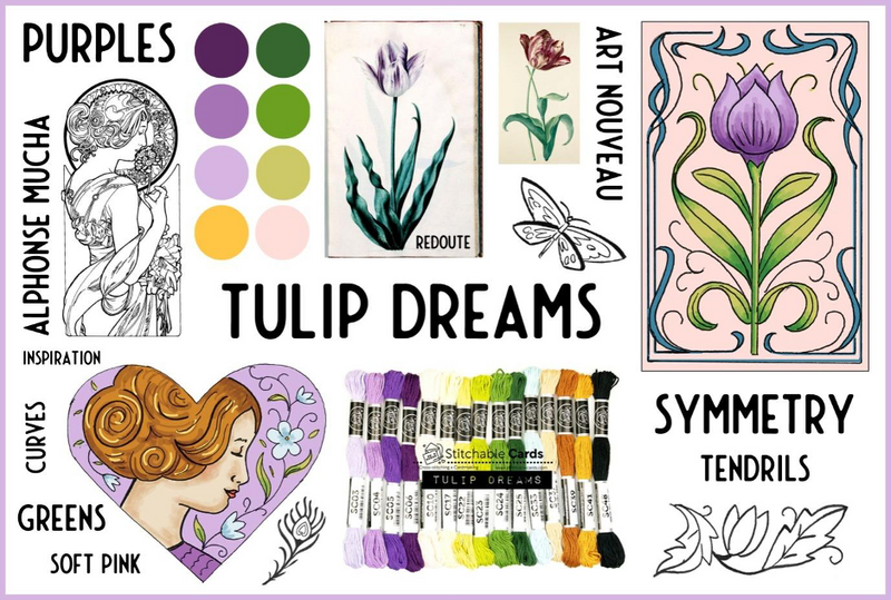 Susan Bates - Designing the “Tulip Dreams” Patterns for StitchableCards