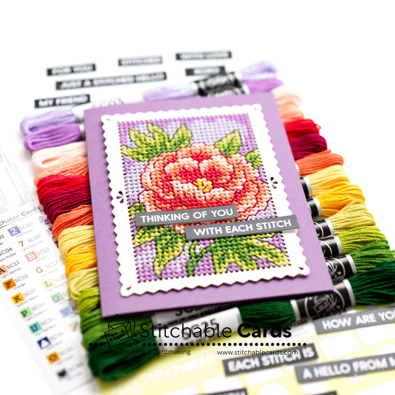 Peony Card Kit