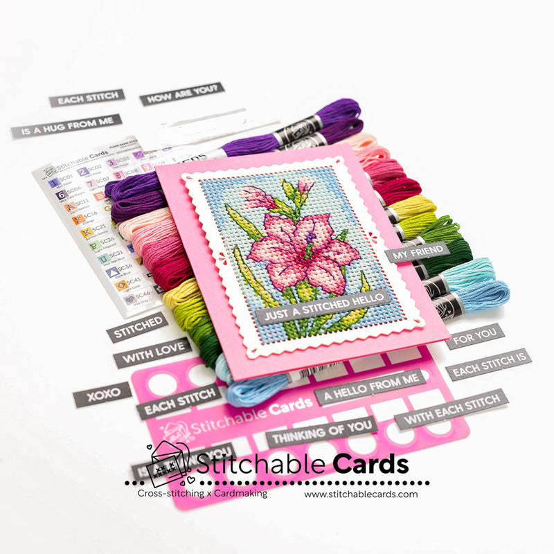 Gladiolus Card Kit