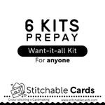 Susan Bates Kit Club - 6 Want-it-all Kits Prepay (US Shipping Included)