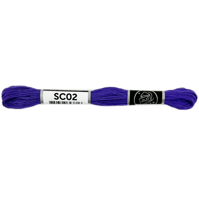 SC02 Embroidery Floss - Dark Violet