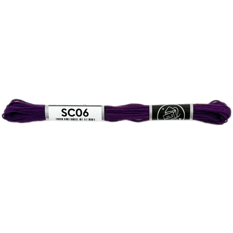 SC06 Embroidery Floss - Very Dark Purple