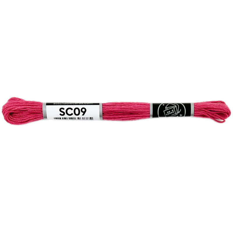 SC09 Embroidery Floss - Dark Rose Pink
