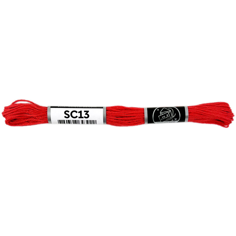 SC13 Embroidery Floss - Red