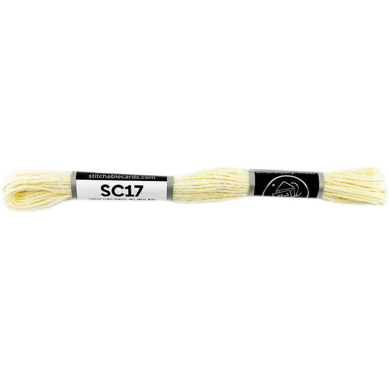 SC17 Embroidery Floss - Pale Yellow