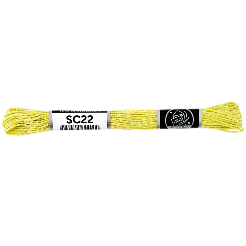 SC22 Embroidery Floss - Pale Yellow Green