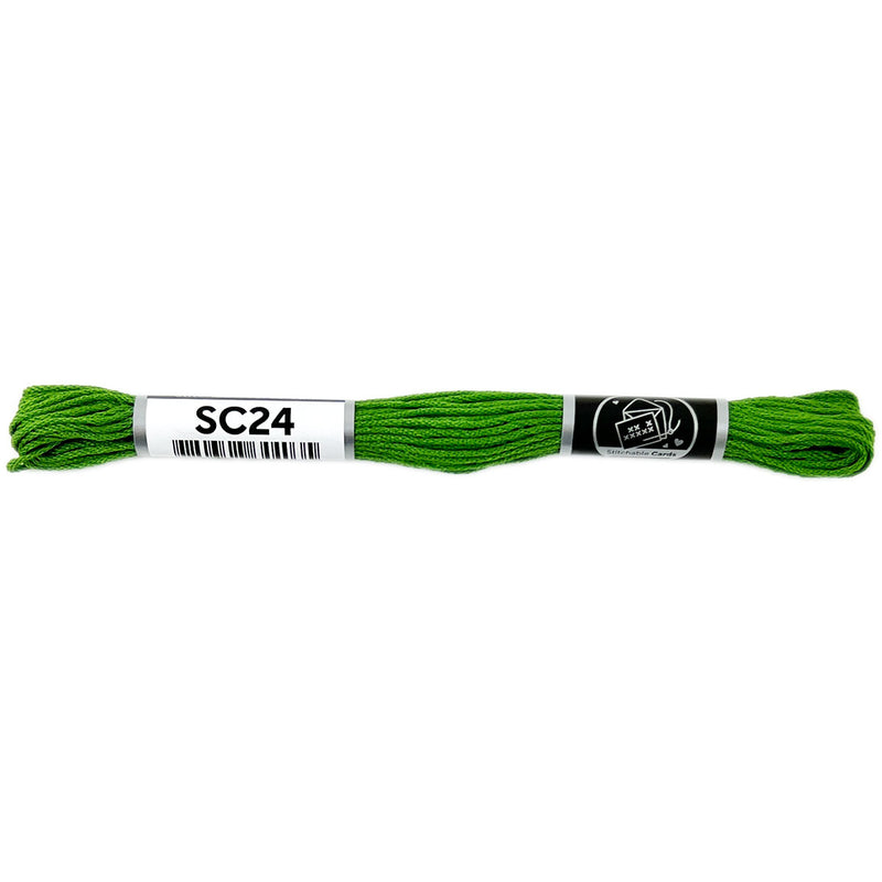 SC24 Embroidery Floss - Grassy Green