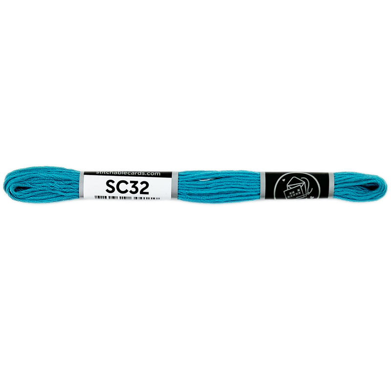 SC32 Embroidery Floss - Teal Blue
