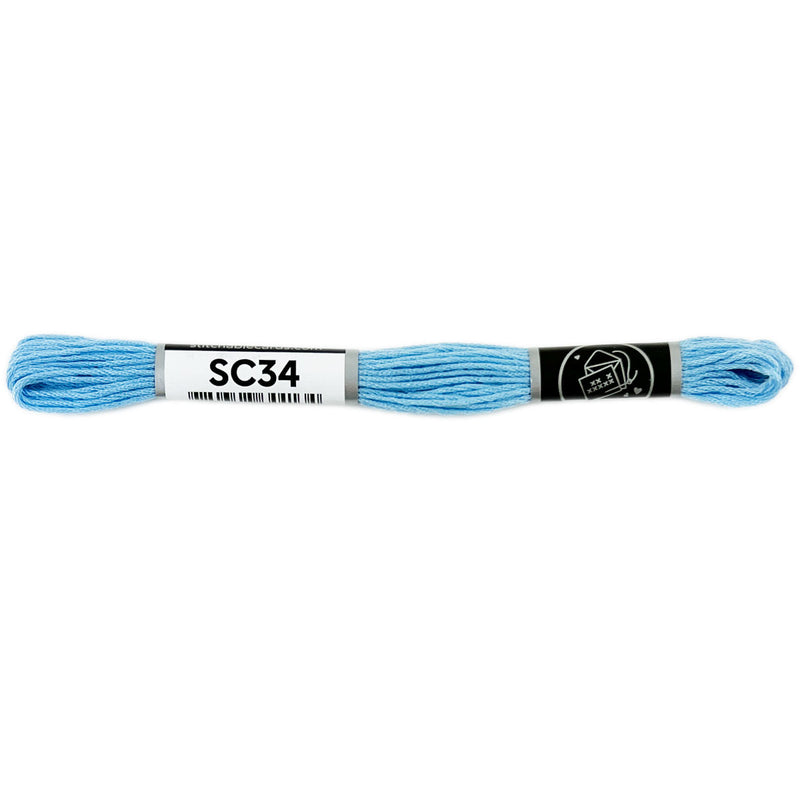 SC34 Embroidery Floss - Sky Blue