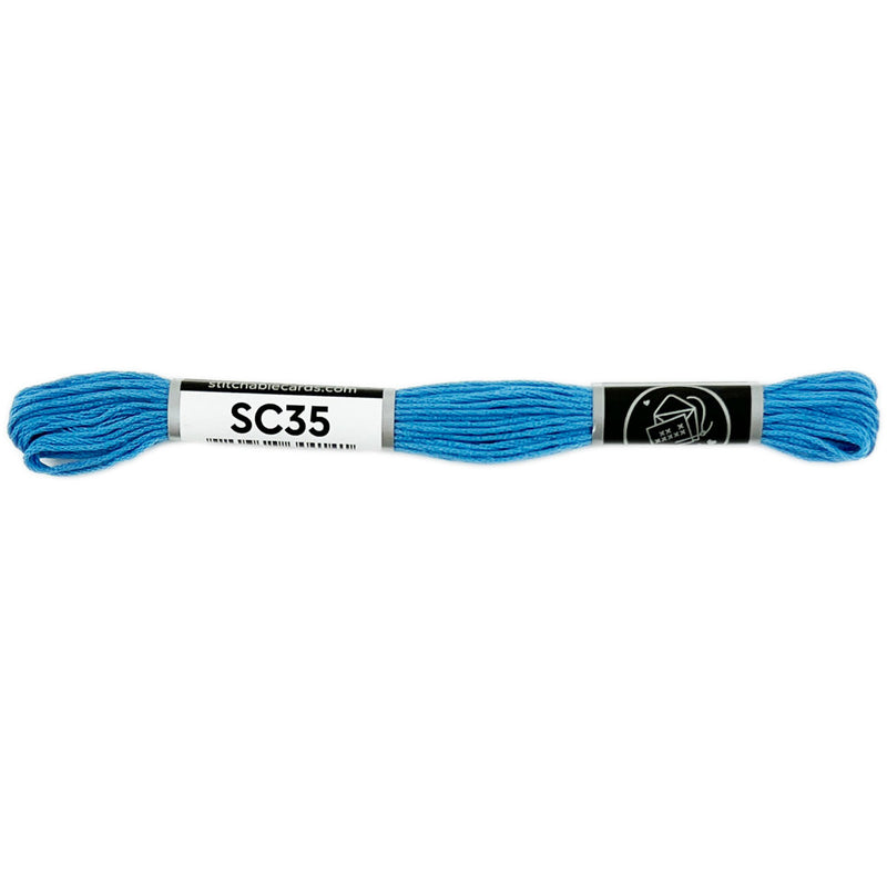SC35 Embroidery Floss - Soft Denim Blue