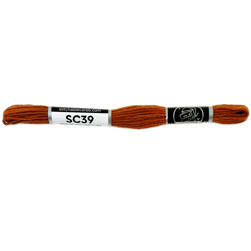 SC39 Embroidery Floss - Mid Brown