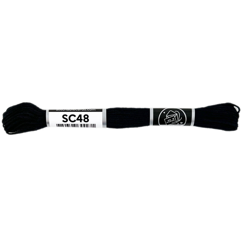 SC48 Embroidery Floss - Black