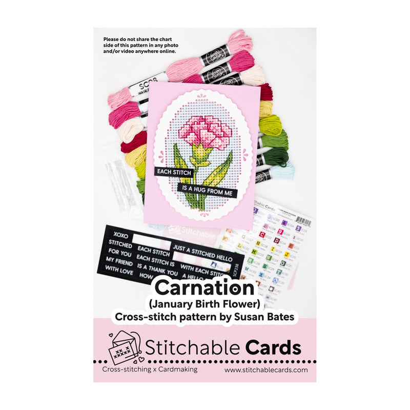 Carnation Card Kit