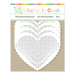 Perforated Pinking Heart Shapes