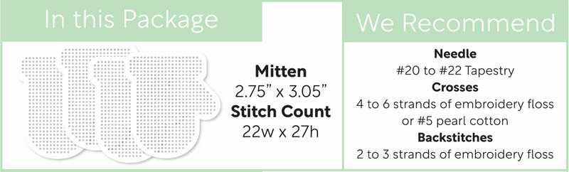Perforated Mitten Shapes